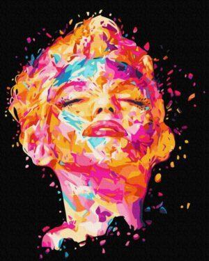 Картина по номерам Яркая Монро (Brushme GX30989)