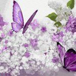 Картина по номерам Сиреневые бабочки (Brushme GX37228)