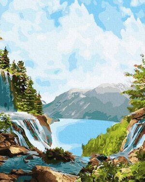 Картина по номерам Чудесный водопад (Brushme GX31623)