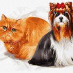 Картина по номерам Любимые четвероногие друзья (Brushme GX33994)