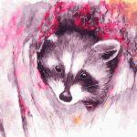 Картина по номерам Милый енотик (Brushme GX33920)