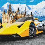 Картина по номерам Lamborghini у замка (Brushme BS28723)