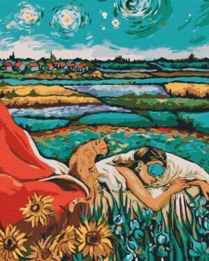 Картина по номерам Звездная Одри (Brushme BS51588)