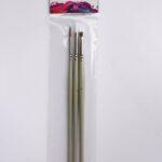 Нейлоновые кисти, адаптированные под картины по номерам (Brushme BP333)