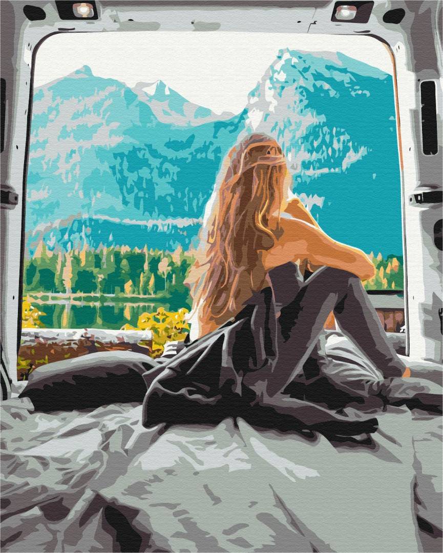 Картина по номерам Горное утро (Brushme BS52321)