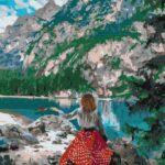 Картина по номерам Путешественница у озера (Brushme BS37569)