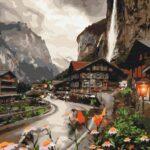 Картина по номерам Городок в Швейцарии (Brushme BS36527)