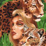 Картина по номерам Хищные леопарды (Brushme BS52510)