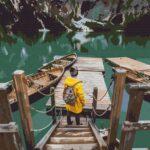 Картина по номерам Путешественник на озере Брайес (Brushme BS52565)