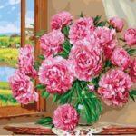 Картина по номерам Яркие пионы (Brushme PGX9904)