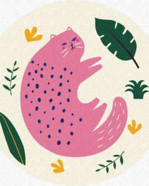 Картина по номерам Розовый мур (Размер L) (Brushme RC0002L)