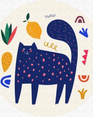 Картина по номерам Синий мур (Размер L) (Brushme RC0004L)