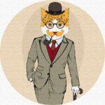 Картина по номерам Котик Холмс (Размер L) (Brushme RC0005L)