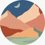 Картина по номерам Первая фаза луны (Размер L) (Brushme RC0009L)