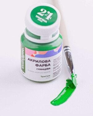Акриловая краска глянцевая Травяная (Brushme ACPT24)