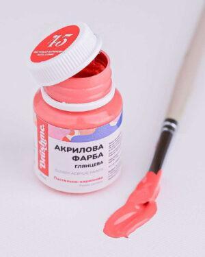 Акриловая краска глянцевая Пастельно-карминовая (Brushme ACPT43)