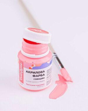 Акриловая краска глянцевая Пастельно-коралловая (Brushme ACPT47)