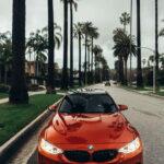Картина по номерам BMW на улице в Калифорнии (Brushme BS52467)