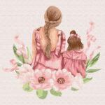 Картина по номерам Мамина дочка (Brushme BS52545)