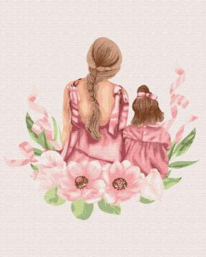 Картина по номерам Мамина дочка (Brushme BS52545)