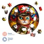 Деревянные пазлы Кошка Защитница ©Марианна Пащук (Brushme BP11S)