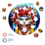 Деревянные пазлы Кошка украиночка ©Марианна Пащук (Brushme BP21S)