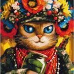 Картина по номерам Кошка Защитница ©Марианна Пащук (Brushme BS53082)