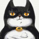 Картина по номерам Котик Бетмэн ©Марианна Пащук (Brushme BS53116)