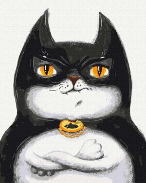 Картина по номерам Котик Бетмэн ©Марианна Пащук (Brushme BS53116)