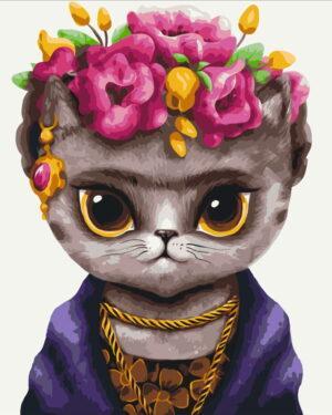 Картина по номерам Кошка Фрида ©Марианна Пащук (Brushme BS53119)