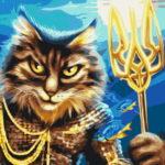 Картина по номерам Котик украинский Нептун ©Марианна Пащук (Brushme BS53123)