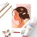 Картина по номерам Блестящие детали красоты (Brushme BST1009)