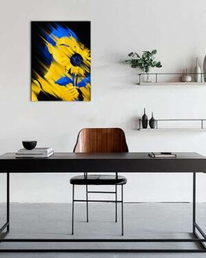 Постер на холсте Мы расцветем! ©Полина Скурихина (Brushme CN53071S) 30×30 см