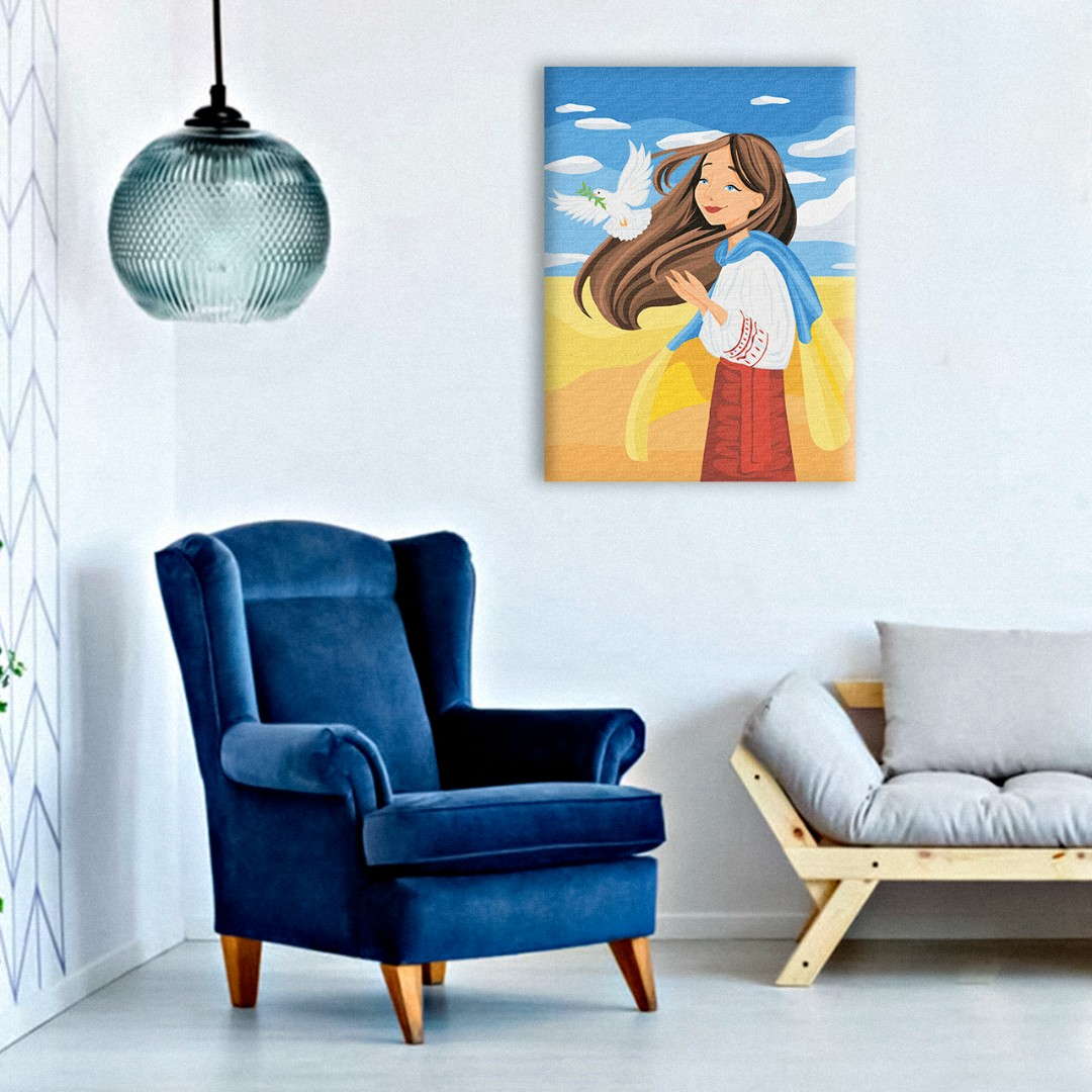 Постер на холсте Свободная Украина ©Василик Мария (Brushme CN53074L)
