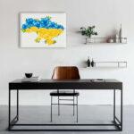 Постер на холсте Цветущая Украина ©Svetlana Drab (Brushme CN53081L) 50×50 см