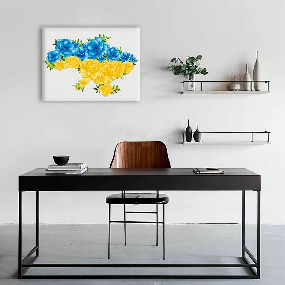 Постер на холсте Цветущая Украина ©Svetlana Drab (Brushme CN53081L)