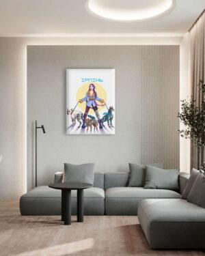 Постер на холсте Храбрый Ирпень © Захарова Наталья (Brushme CN53109S) 30×30 см