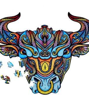 Деревянные пазлы Бык (Brushme DP9)