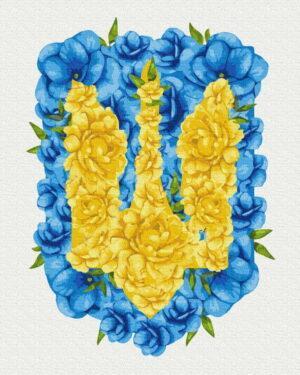 Картина по номерам Цветущий герб @Svetlana Drab (Brushme BS53146)