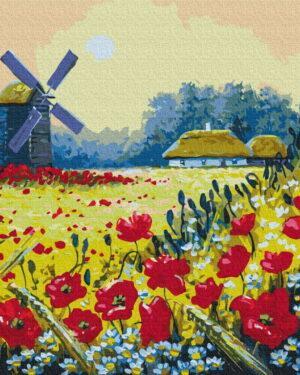 Картина по номерам Маковое поле (Brushme BS53148)