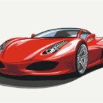 Картина по номерам Гонки 30х40 (Brushme KBS0002)