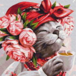 Картина по номерам Кошка хозяйка ©marysha_art (Brushme BS53241)