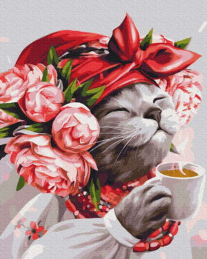 Картина по номерам Кошка хозяйка ©marysha_art (Brushme BS53241)