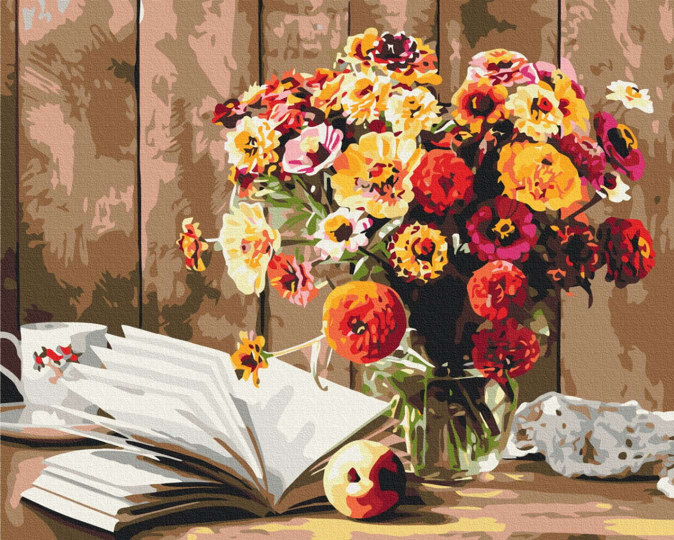 Картина по номерам Книжный натюрморт (Brushme BS52766)