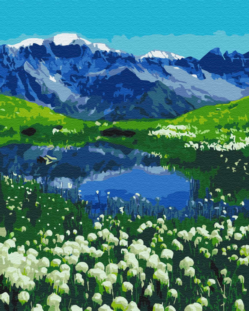 Картина по номерам Альпийские луга (Brushme BS39458)
