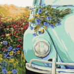 Картина по номерам Ретро в поле (Brushme BS51721)