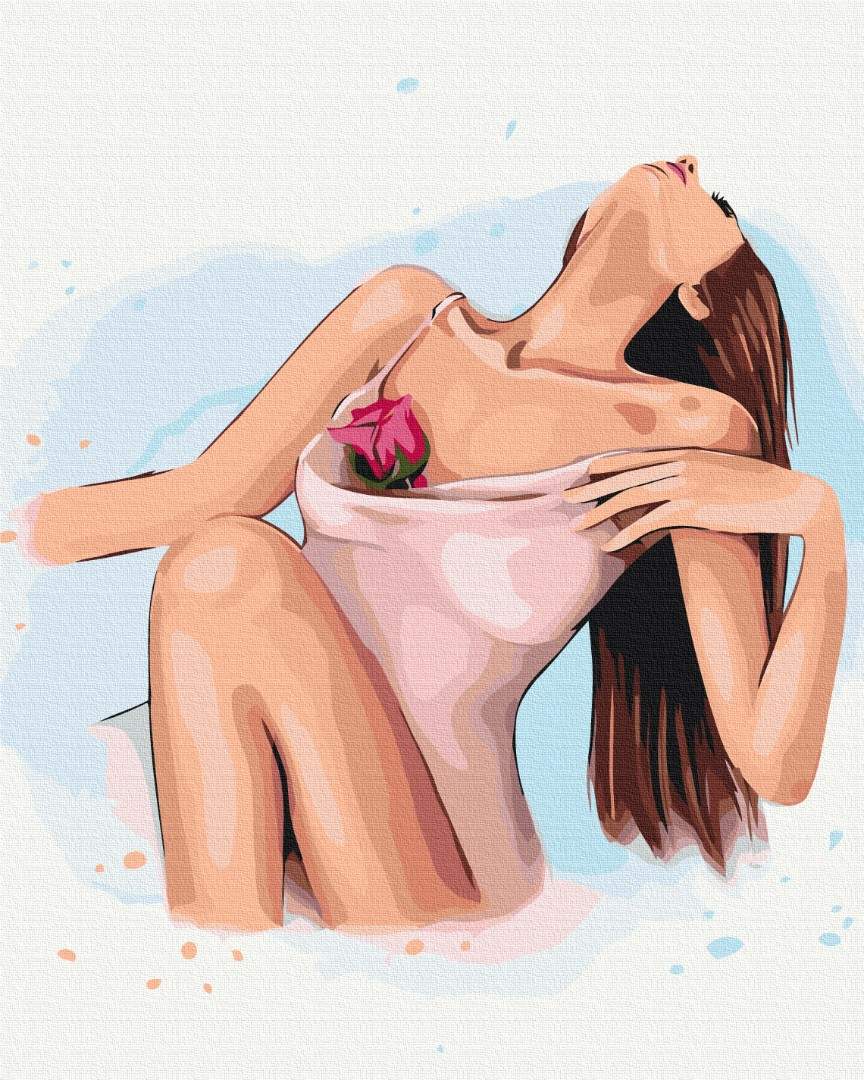 Картина по номерам Нежное прикосновение © Alla Berezovska (Brushme BS53456)
