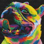 Картина по номерам Радужная собака (Brushme BS51463)