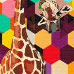 Картина по номерам Жираф в мозаике (Brushme BS51799)