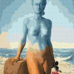 Картина по номерам Красивый корабль. Рене Магритт (Brushme BS52406)